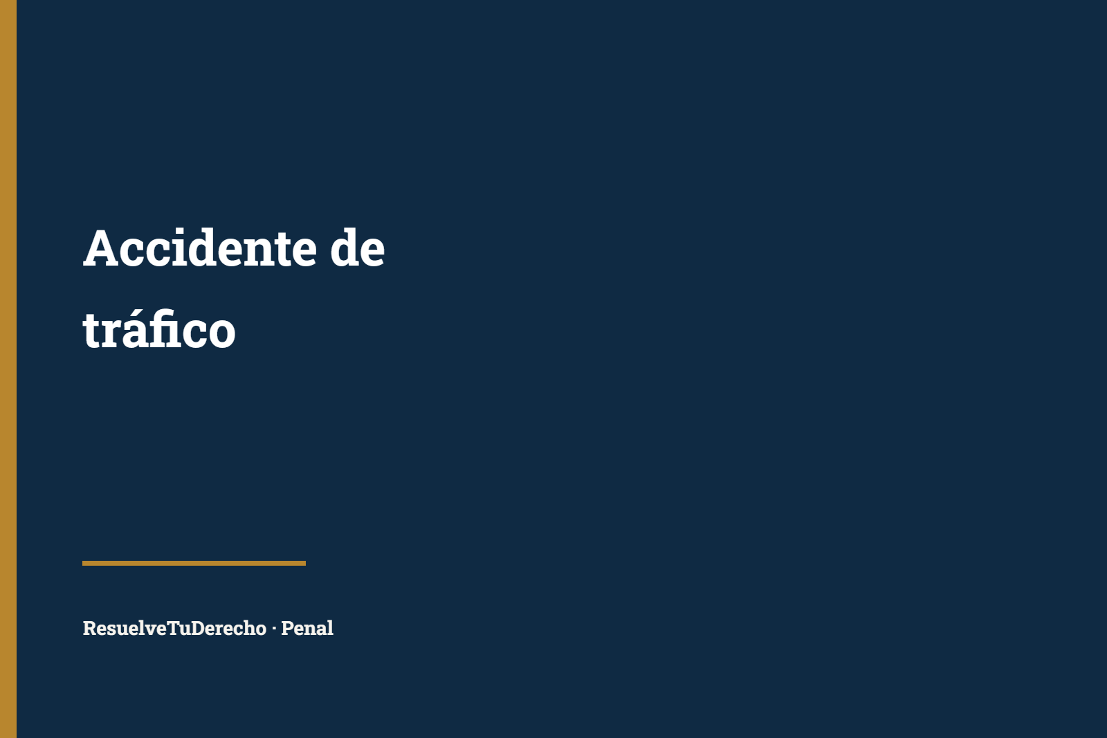 Te han denunciado por un accidente de tráfico: qué hacer y cómo puede afectarte