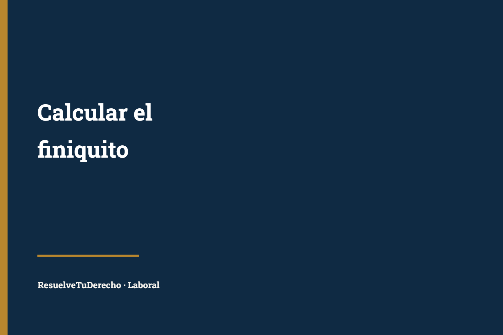 Cómo se calcula el finiquito en España: qué incluye y ejemplo paso a paso