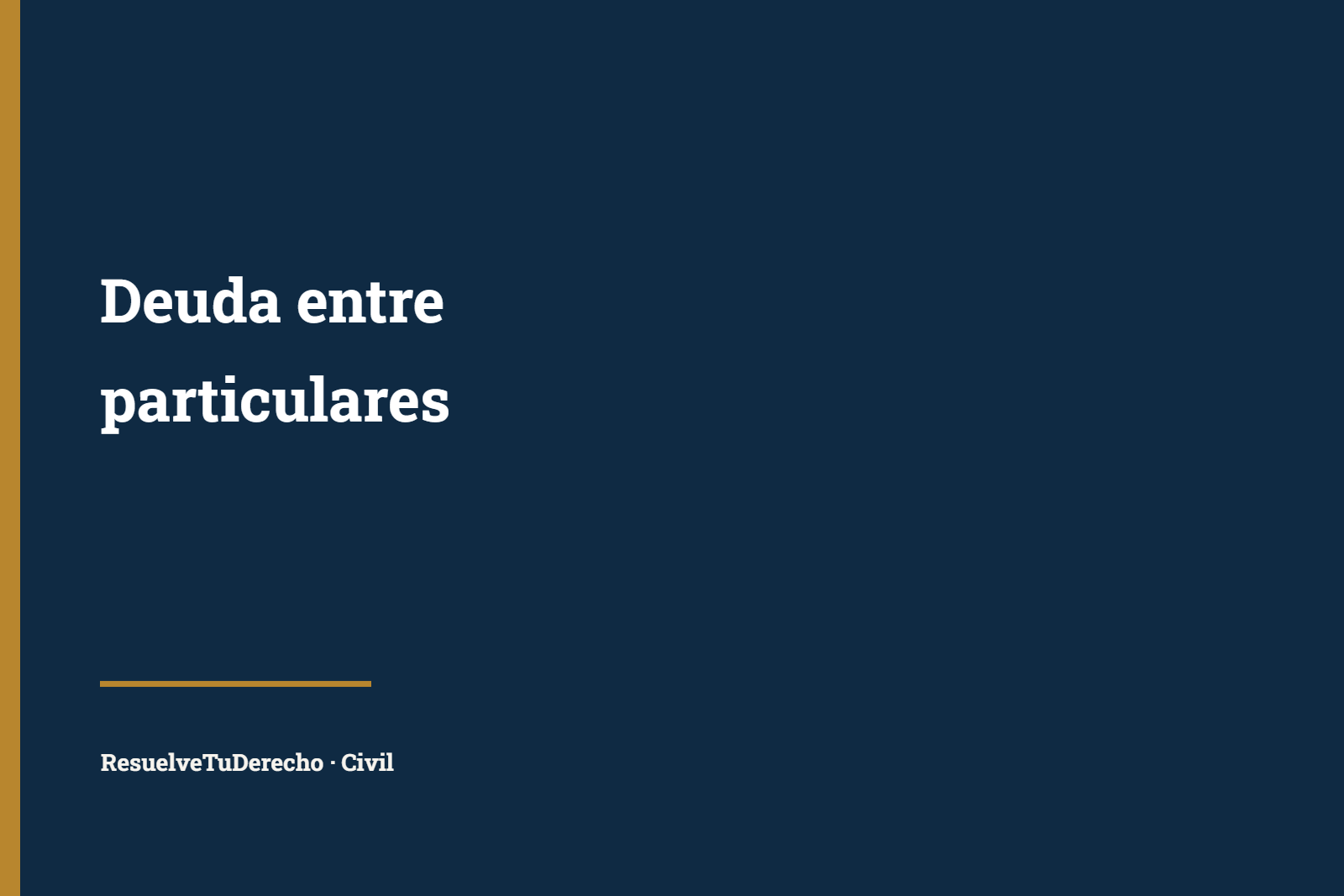 Reclamar una deuda entre particulares: guía paso a paso