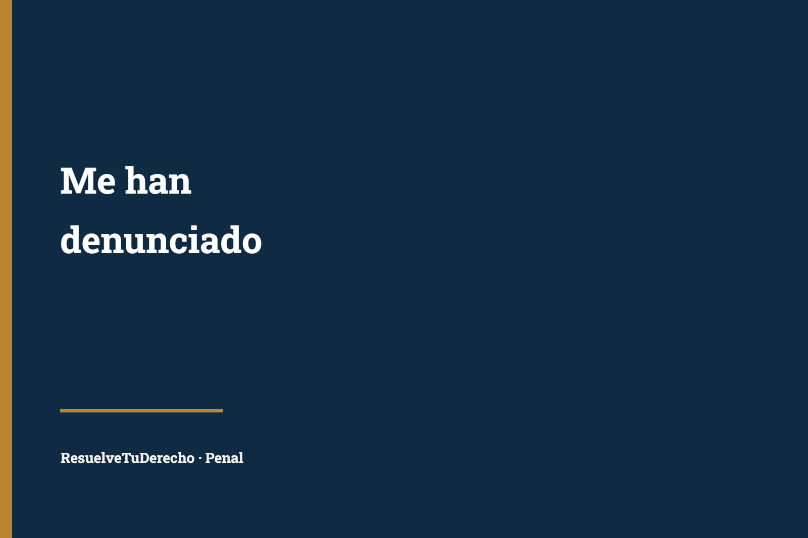 Me han denunciado, ¿qué hago? Primeros pasos si recibes una citación judicial