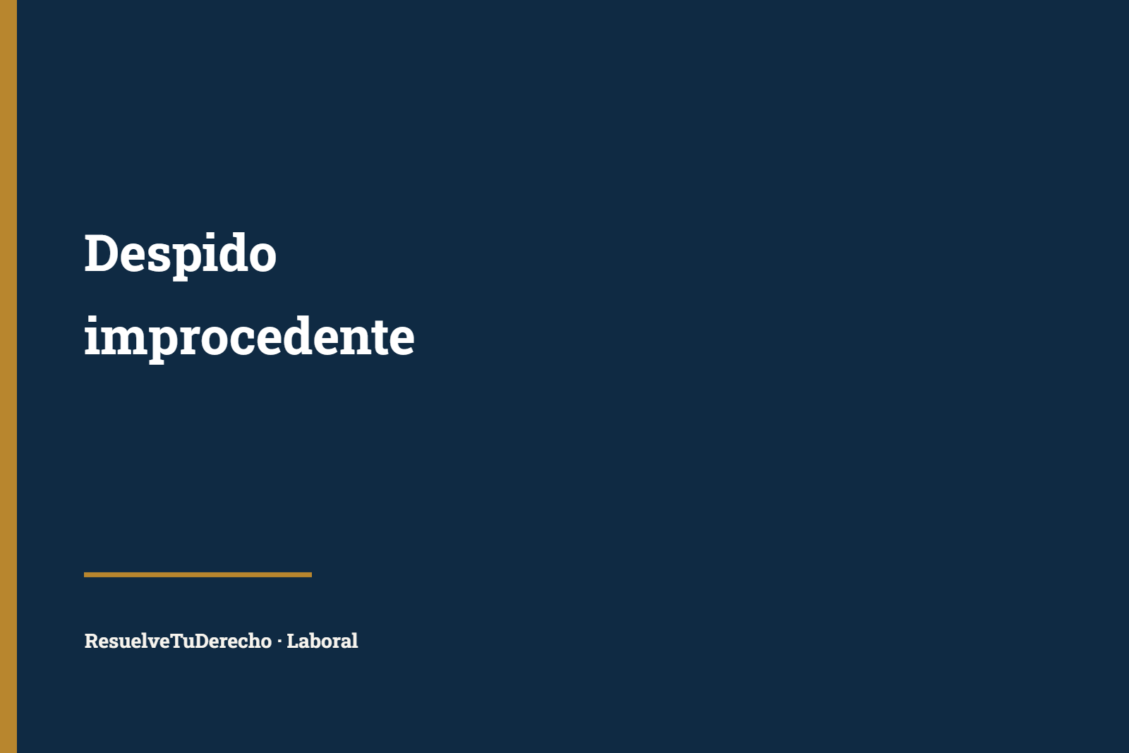 Despido improcedente: cómo saber si el tuyo lo es y qué indemnización te corresponde